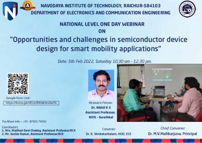 Opportunities and Challenges in Semiconductor device design for Smart Mobility Applications