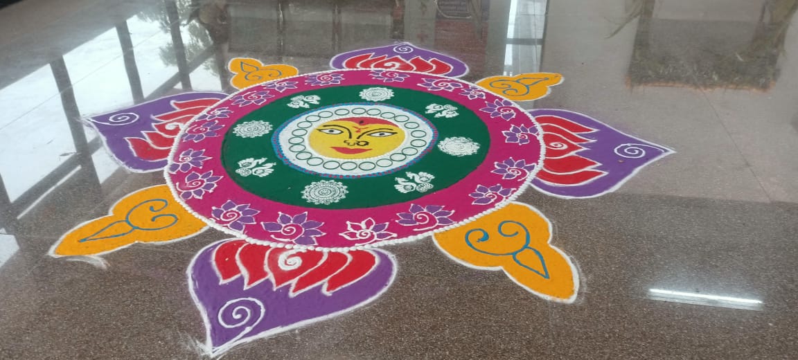 Women Empowerment Cell organized Rangoli competition on 03/10/2022